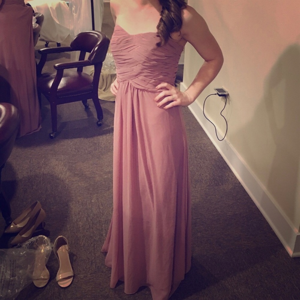 Monique Lhuillier strapless/convertible gown